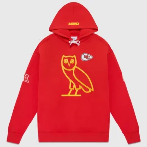 red ovo hoodie