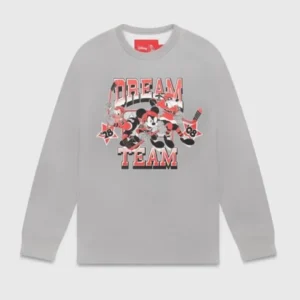 Ovo® Dream Team Crewneck Gray Sweatshirt